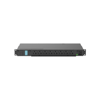 PDU Monitoreable (MI) para Distribución de Energía, Enchufe de Entrada NEMA 5-15P, Con 8 Salidas 5-20R, Horizontal 19in, 120 Vca, 15 Amp, 1UR - imagen 2