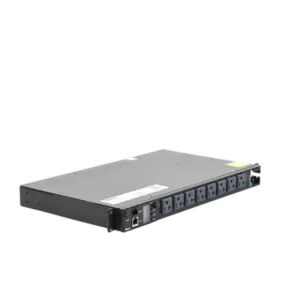 PDU Switchable y Monitoreable por Toma (MS) para Distribución de Energía, Enchufe de Entrada NEMA 5-15P, Con 8 Salidas 5-20R, Horizontal 19in, 120 Vca, 15 Amp, 1UR