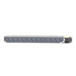 PDU Básico para Distribución de Energía, Enchufe de Entrada NEMA 5-15P, Con 12 Contactos NEMA 5-20R, Instalación Horizontal de 19in, 1UR, 15 Amp, 120 Vca