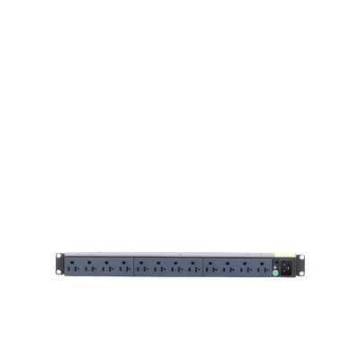 PDU Básico para Distribución de Energía, Enchufe de Entrada NEMA 5-20P, Con 12 Contactos NEMA 5-20R, Instalación Horizontal de 19in, 1UR, 20 Amp, 120 Vca - imagen 4