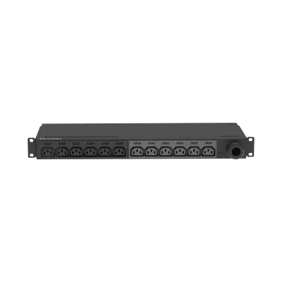 PDU Básico para Distribución de Energía, Enchufe de Entrada NEMA L6-30P, Con 12 Contactos C13, Instalación Horizontal de 19in, 1UR, 30 Amp, 208 Vca - imagen 2