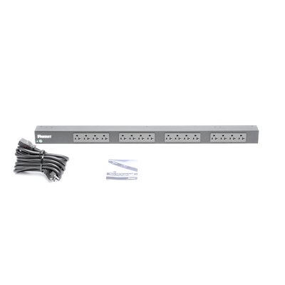 PDU Básico para Distribución de Energía, Enchufe de Entrada NEMA 5-20P, Con 16 Contactos NEMA 5-20R, de Instalación Vertical, 20 Amp, 120 Vca - imagen 7
