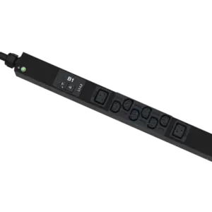 PDU Monitoreable (MI) para Distribución de Energía, Enchufe de Entrada NEMA L21-30P, Con 18 Salidas C13 y 6 C19, de Instalación Vertical, 208 Vca, 30 Amp