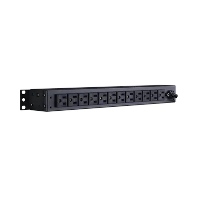 PDU Básico Para Distribución de Energía, Con 12 Tomas NEMA 5-15R Traseras, 1UR, 15 Amp, 120 Vca - imagen 2