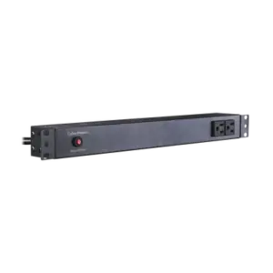 PDU Básico Para Distribución de Energía, Con 8 Tomas NEMA 5-15R Traseras y 2 Tomas 5-15R Frontales, 1UR, 15 Amp, 120 Vca