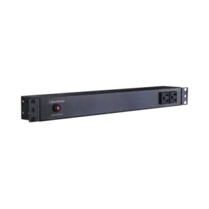 PDU Básico Para Distribución de Energía, Con 8 Tomas NEMA 5-15R Traseras y 2 Tomas 5-15R Frontales, 1UR, 15 Amp, 120 Vca