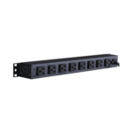 PDU Básico Para Distribución de Energía, Con 8 Tomas NEMA 5-15R Traseras, 1UR, 15 Amp, 120 Vca miniatura 3