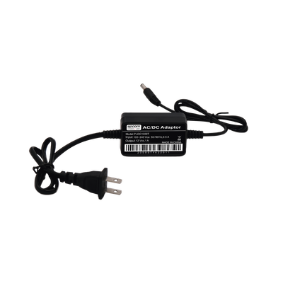Adaptador de Pared de 12Vcc @ 1 A con cable y clavija Nema 1-15 / 0.5 metros a la toma de alimentación / 0.5 metros a la conexión del dispositivo - imagen 1
