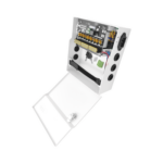 Fuente de Poder con ajuste de voltaje de 11- 15 Vcc / 10 A / 9 Salidas / Capacidad de Batería de Respaldo / Requiere Batería / Voltaje de Entrada 96-264 Vca miniatura 3