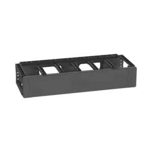 Organizador de Cables Horizontal PatchRunner™, Sencillo (Solo Frontal), Para Rack de 19in, 2UR