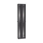 Organizador Vertical PatchRunner™, Doble (Frontal y Posterior), Para Rack Abierto de 45 Unidades, 8in de Ancho, Color Negro miniatura 2