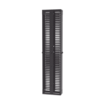 Organizador Vertical PatchRunner™, Doble (Frontal y Posterior), Para Rack Abierto de 45 Unidades, 8in de Ancho, Color Negro miniatura 1