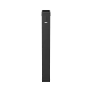 Organizador Vertical PatchRunner™, Doble (Frontal y Posterior), Para Rack Abierto de 45 Unidades, 10in de Ancho, Color Negro