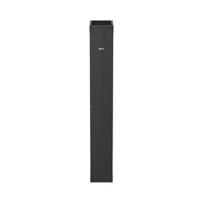 Organizador Vertical PatchRunner™, Doble (Frontal y Posterior), Para Rack Abierto de 45 Unidades, 12in de Ancho, Color Negro - imagen 2