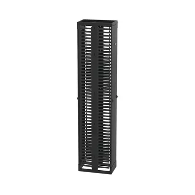 Organizador Vertical PatchRunner™, Doble (Frontal y Posterior), Para Rack Abierto de 45 Unidades, 12in de Ancho, Color Negro - imagen 4