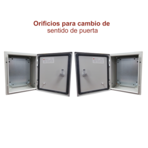 Gabinete Acero IP66 | Intemperie | 250x300x150mm | Con puerta