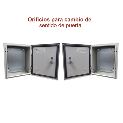 Gabinete Acero IP66 | Intemperie | 250x300x150mm | Con puerta - imagen 5