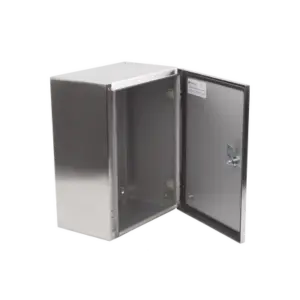Gabinete Acero Inoxidable IP66 | 300x400x200mm | Intemperie | Con placa