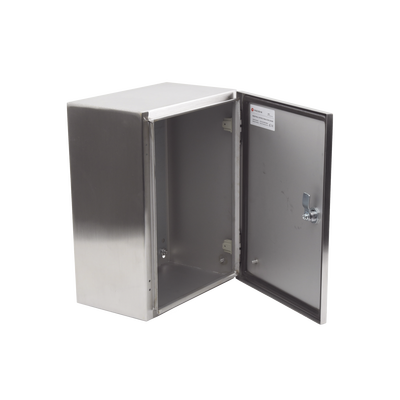 Gabinete Acero Inoxidable IP66 | 300x400x200mm | Intemperie | Con placa - imagen 2