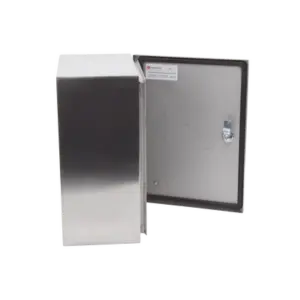 Gabinete Acero Inoxidable IP66 | 300x400x200mm | Intemperie | Con placa