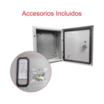 Gabinete IP66 | Acero | 400x400x200mm | Pared | Con puerta miniatura 6