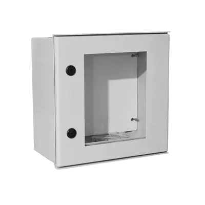 Gabinete Poliéster IP65 | Pared | 400x400x200mm | Con puerta - imagen 1