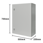 Gabinete Acero IP66 | Pared | 500x700x250mm | Intemperie miniatura 2