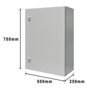 Gabinete Acero IP66 | Pared | 500x700x250mm | Intemperie