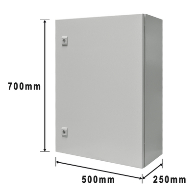 Gabinete Acero IP66 | Pared | 500x700x250mm | Intemperie - imagen 2