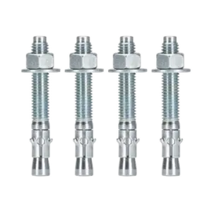 Kit de Anclaje a Piso, Para Rack de 2 o 4 Postes, Fabricado en Acero, 4 Piezas