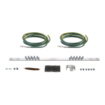 Kit de Puesta a Tierra con dos Jumpers 6 AWG y Barra de Conexiones de 20 Orificios, para Rack de 19in miniatura 1