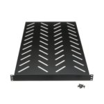 Charola para Soportar Equipos en Rack de 19″ de 4 Postes, Profundidad Máxima de 30 in, Capacidad de Carga de 125 kg, 1 UR miniatura 4