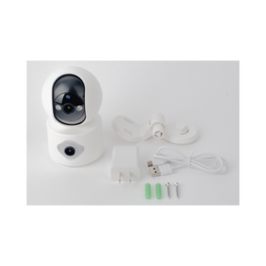 Camara doble lente 3mp| Wifi| autoseguimiento| Detección de movimiento| audio de 2 vias| almacenamiento hasta 128GB