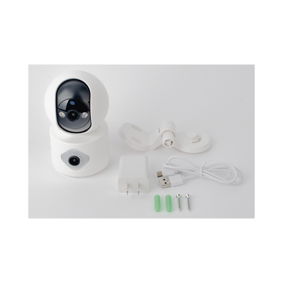 Camara doble lente 3mp| Wifi| autoseguimiento| Detección de movimiento| audio de 2 vias| almacenamiento hasta 128GB - imagen 4