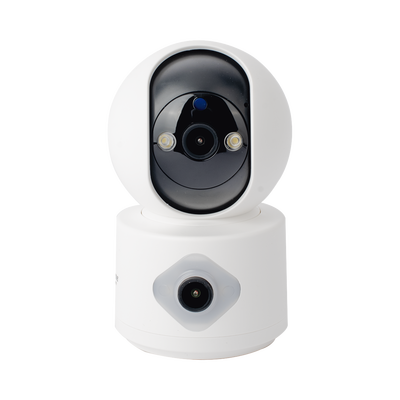Camara doble lente 3mp| Wifi| autoseguimiento| Detección de movimiento| audio de 2 vias| almacenamiento hasta 128GB - imagen 1