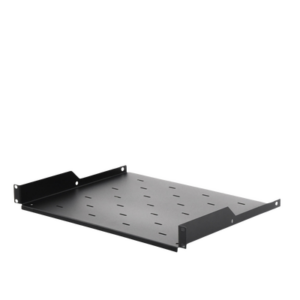 Charola para Soportar Equipos en Rack de 19, Profundidad de 34 cm, Color Negro, 1U