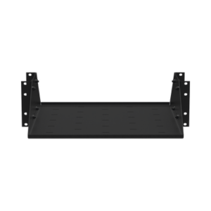 Charola para Soportar Equipos en Rack de 19", Profundidad Ajustable hasta 484 mm. 150 Kg de Carga, Compatible con Racks de Doble Perforación, 3U