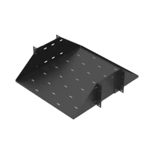 Charola para Soportar Equipos en Rack de 19", Profundidad Ajustable hasta 484 mm. 150 Kg de Carga, Compatible con Racks de Doble Perforación, 3U