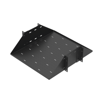 Charola para Soportar Equipos en Rack de 19″, Profundidad Ajustable hasta 484 mm. 150 Kg de Carga, Compatible con Racks de Doble Perforación, 3U - imagen 1