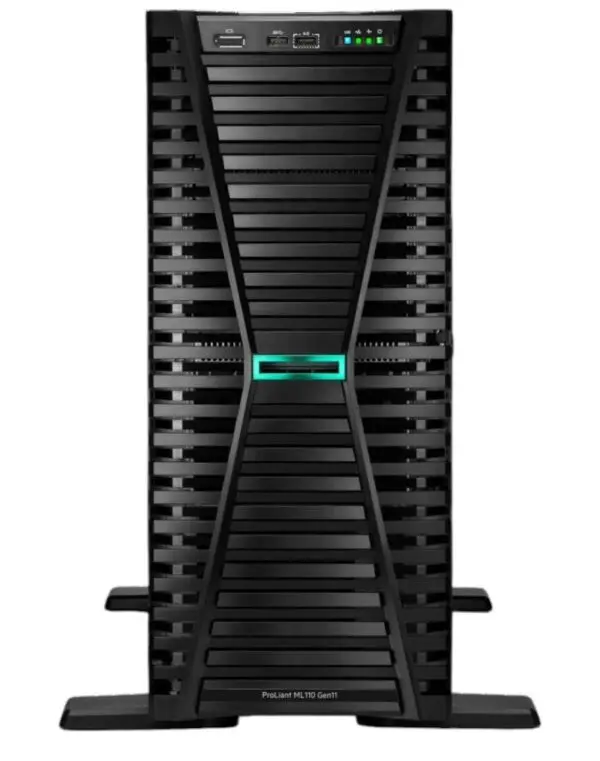 Servidor de torre HPE ProLiant ML110 Gen11 (P78115-DM5) 4 LFF con un procesador Intel Xeon Bronze 3408U