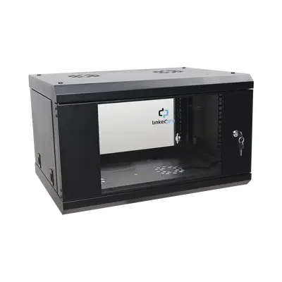 Gabinete LINKEDPRO SR-1906-LH3G | 6U | 450mm | Pared Con puerta - imagen 3