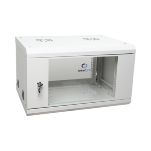Gabinete LINKEDPRO SR1906LH3GW | 6U | 450mm | Pared con puerta