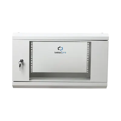 Gabinete LINKEDPRO SR1906LH3GW | 6U | 450mm | Pared con puerta - imagen 1