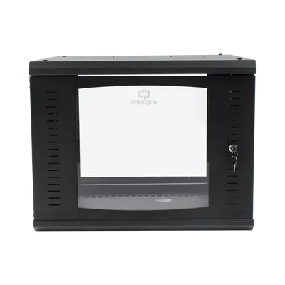 Gabinete Abatible de Pared | 9U | 450mm | Con puerta - imagen 1