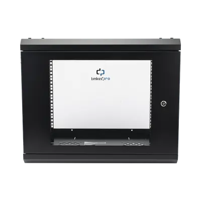 Gabinete LINKEDPRO SR1909LH3GA | 9U | 600mm | Pared con puerta - imagen 1