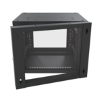 Gabinete Abatible de Pared | 12U | 450mm | Con puerta miniatura 4
