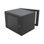 Gabinete Abatible de Pared | 12U | 450mm | Con puerta miniatura 1