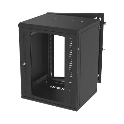 Gabinete Abatible de Pared | 16U | 600mm | Con puerta - imagen 1