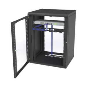 Gabinete 16U | 600mm | Pared | Con puerta