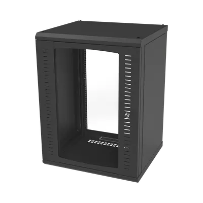 Gabinete 16U | 600mm | Pared | Con puerta - imagen 1